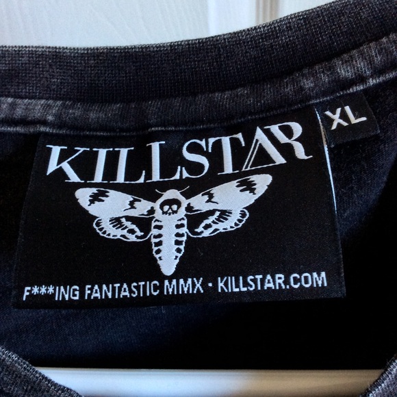 KILLSTAR NWOT seasonal black tshirt unisex XL - Picture 4 of 6